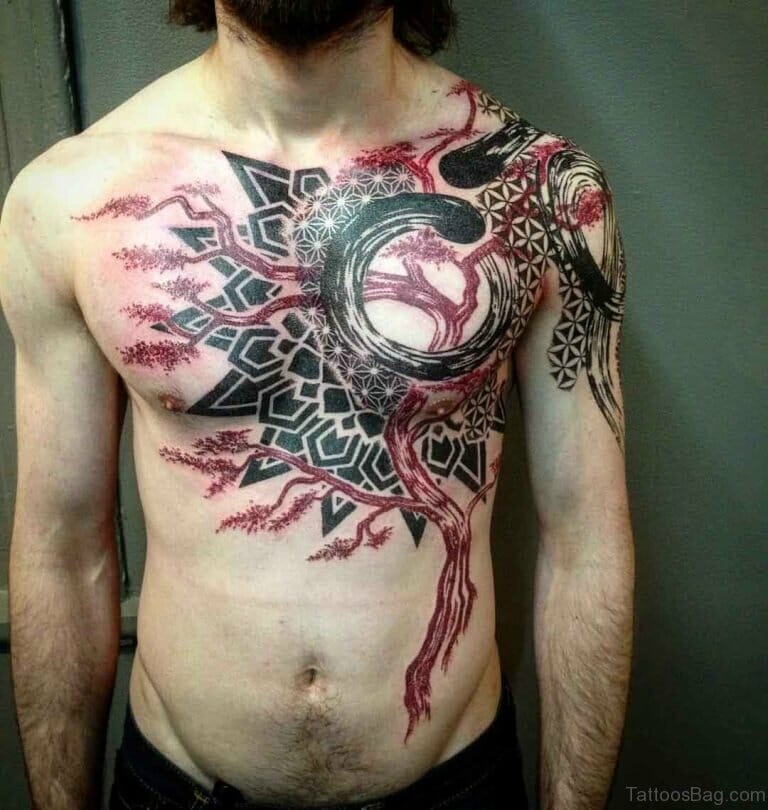 Abstract Tree Tattoo