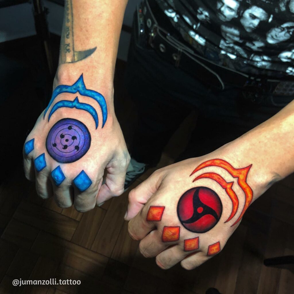 sasuke rinnegan tattooTikTok Search