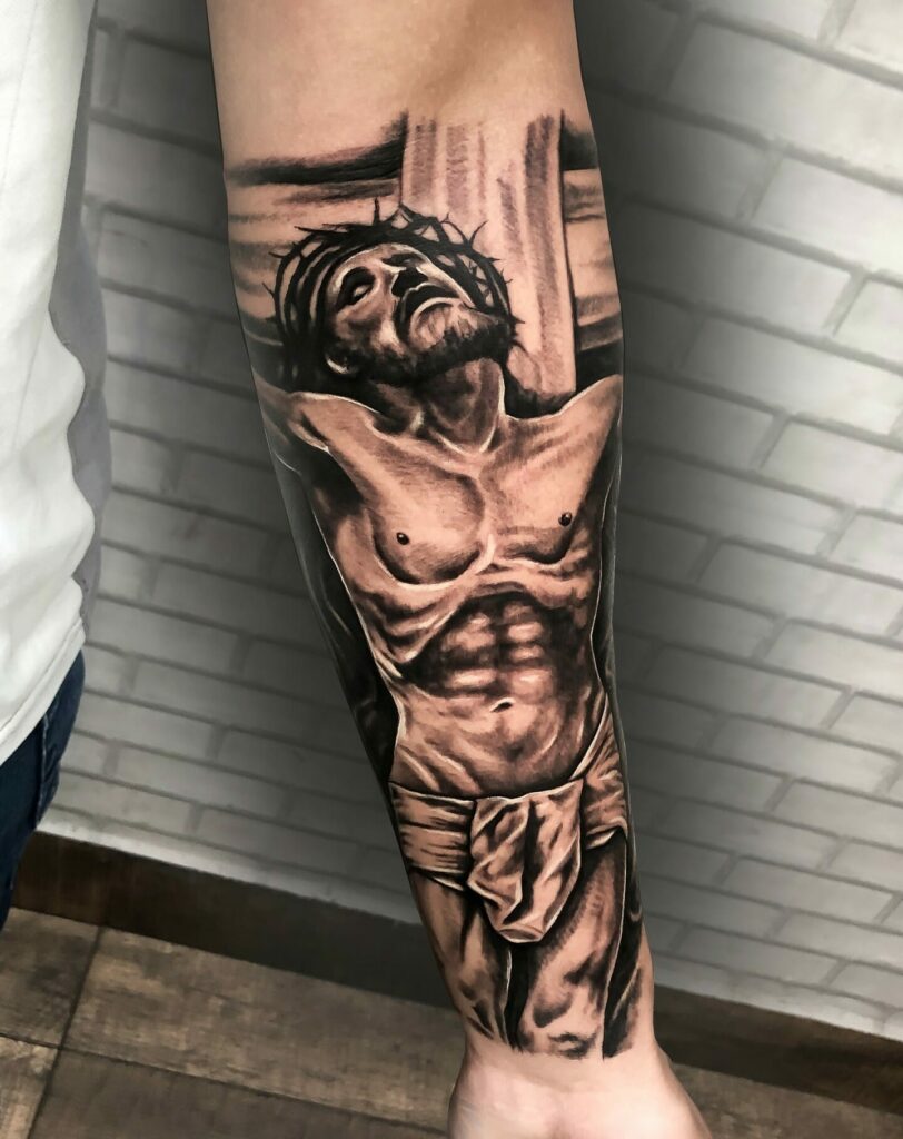 Sacred Jesus Christ Tattoo Illustration Vol1 Instant  Etsy