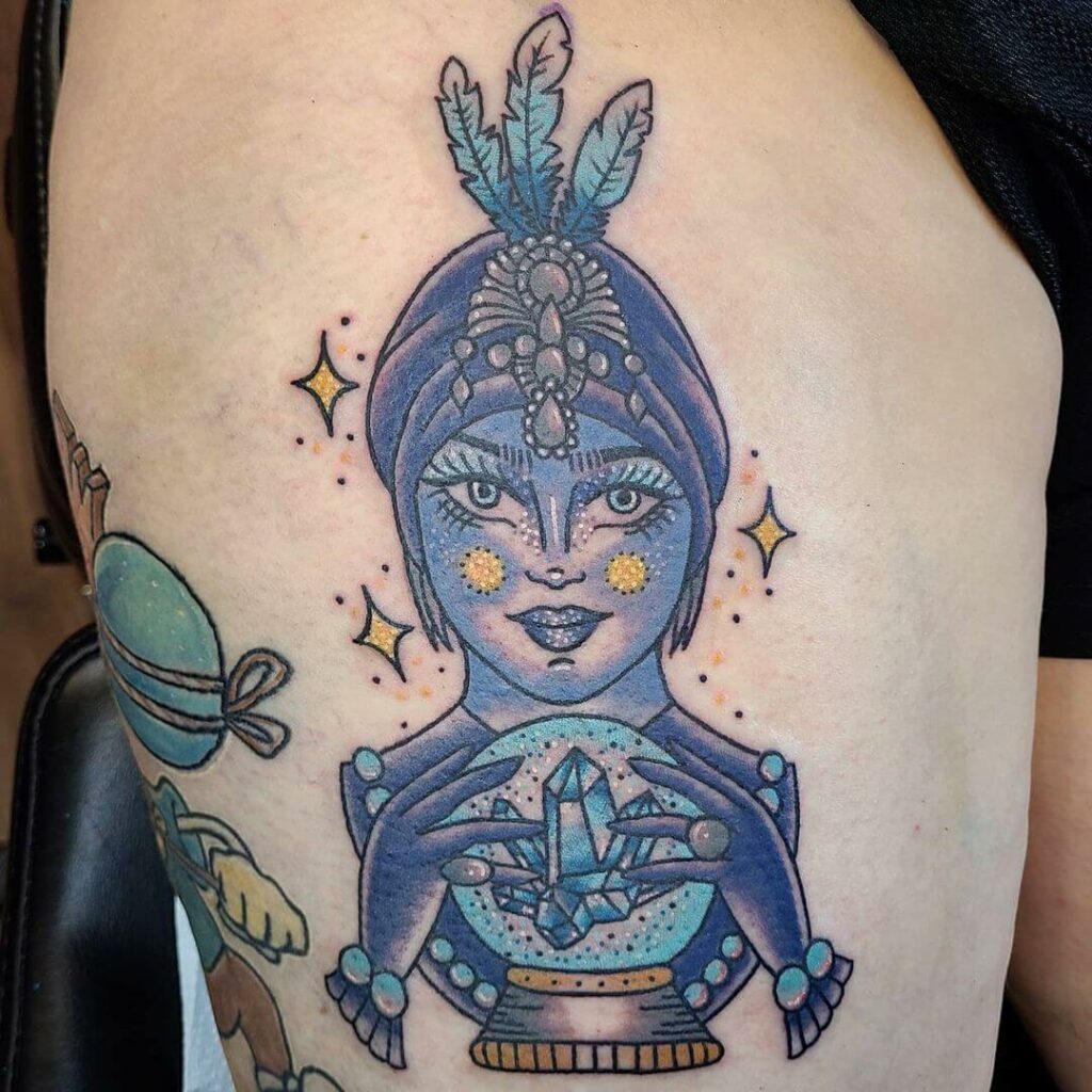 Crystal Tea Shade Drag Race Tattoo