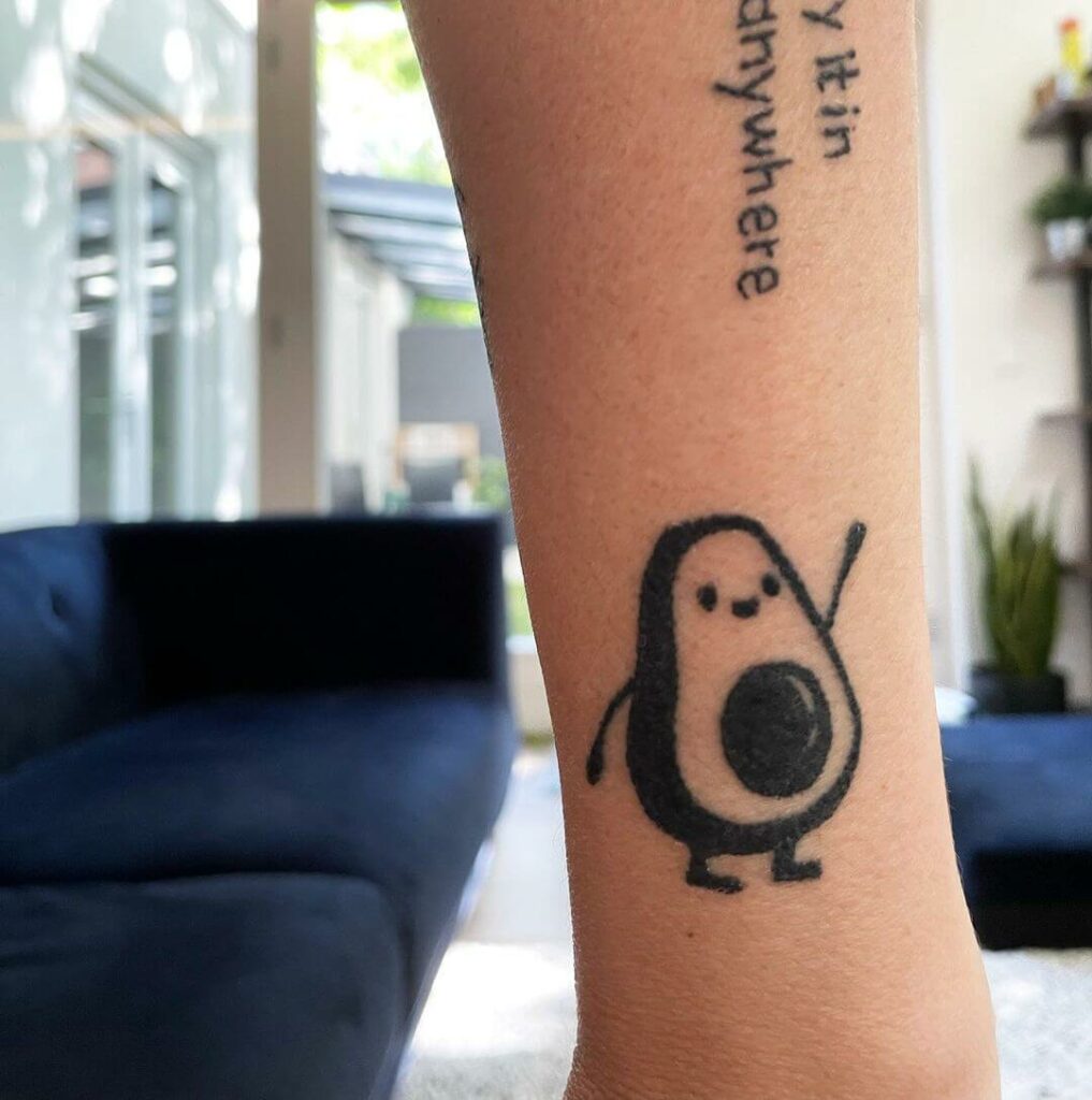 Cute Avocado Tattoos