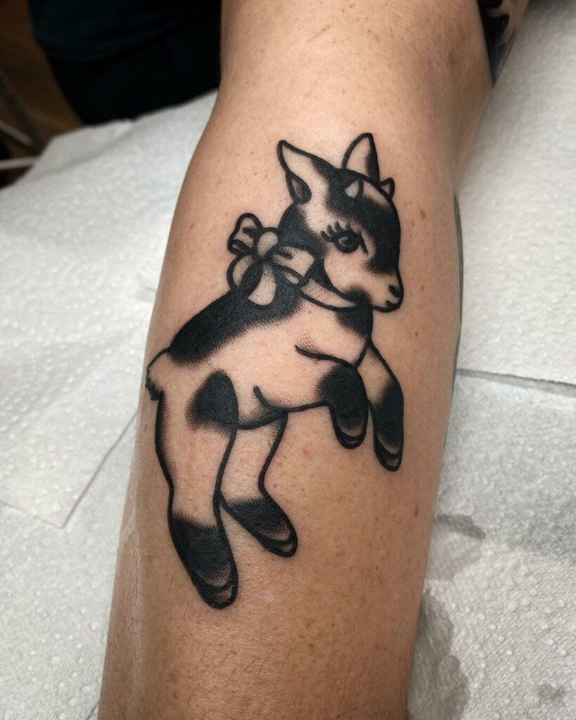 11+ Cute Goat Tattoo Ideas That Will Blow Your Mind! - alexie