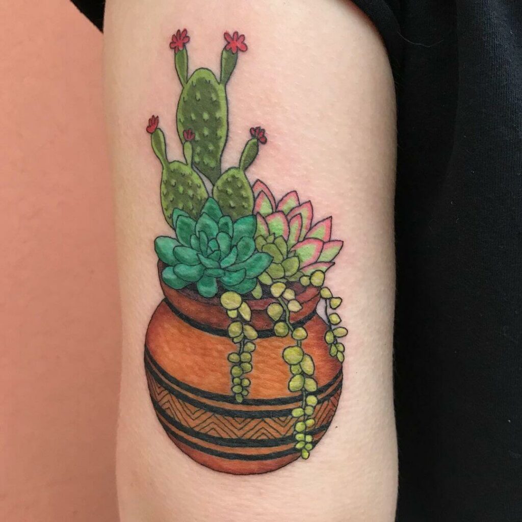 139 Awesome Succulent Tattoo Ideas For People Who Are Crazy About Succulents   Bored Panda