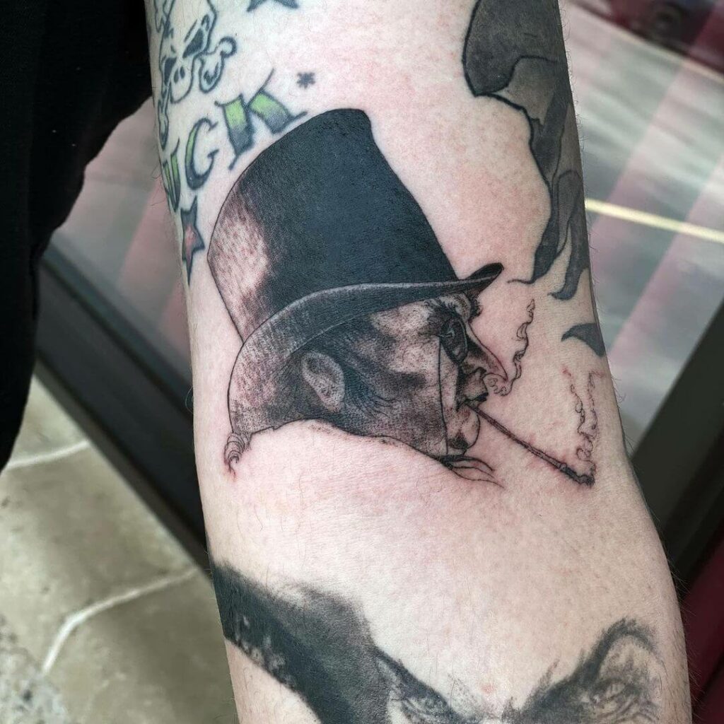 Danny DeVito Penguin Tattoo