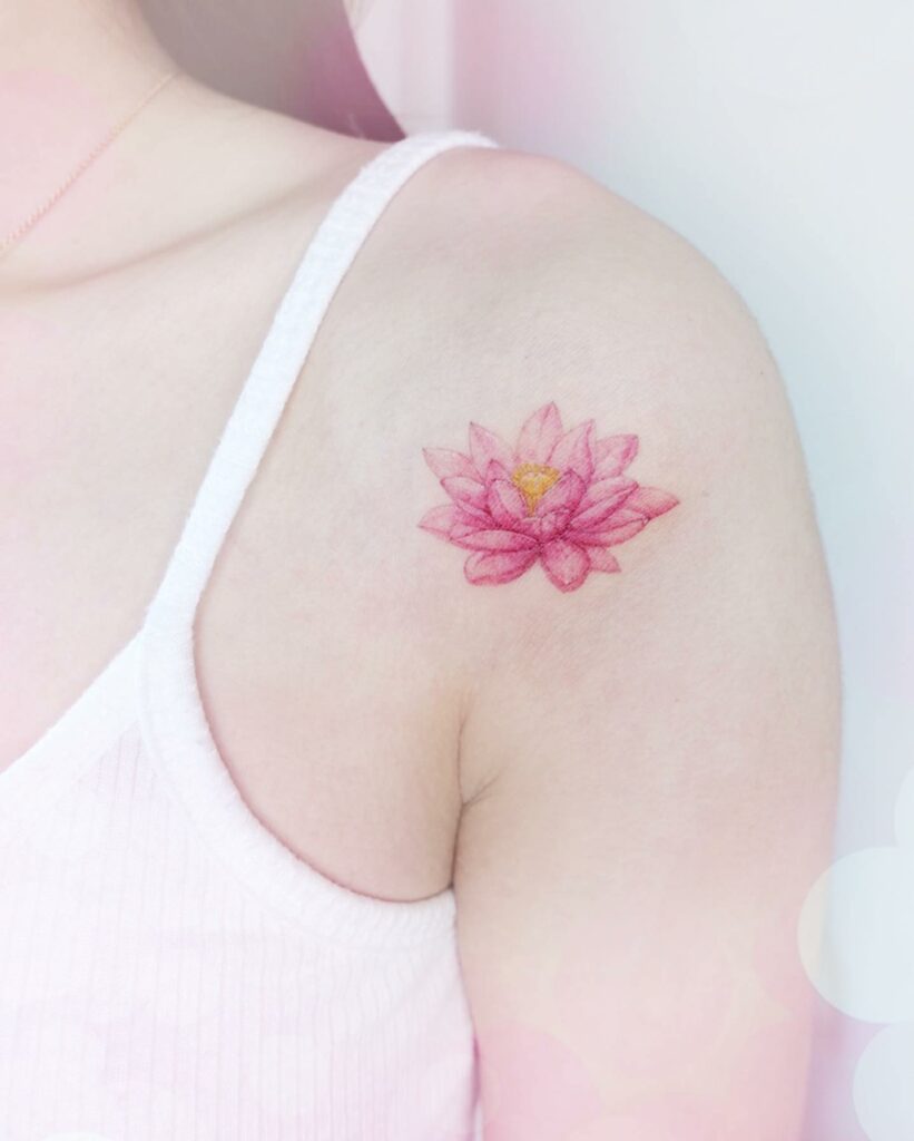 Delicate Flower Tattoos