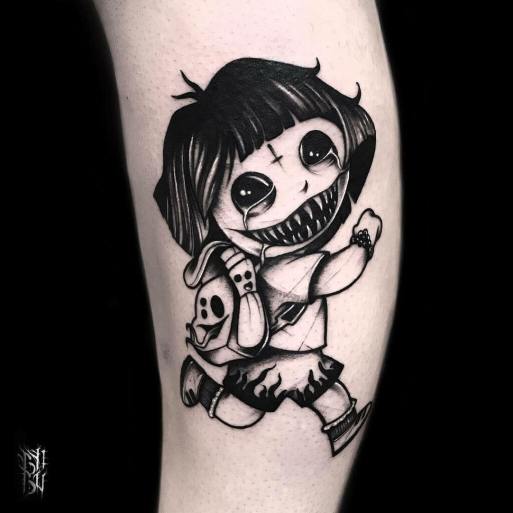 Devil 'Dora The Explorer' Tattoo