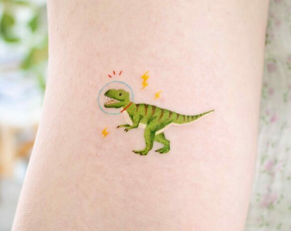 10+ Tiny Dinosaur Tattoo Ideas That Will Blow Your Mind - alexie