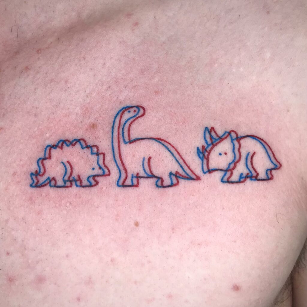 Aggregate more than 67 matching dino tattoos latest  thtantai2