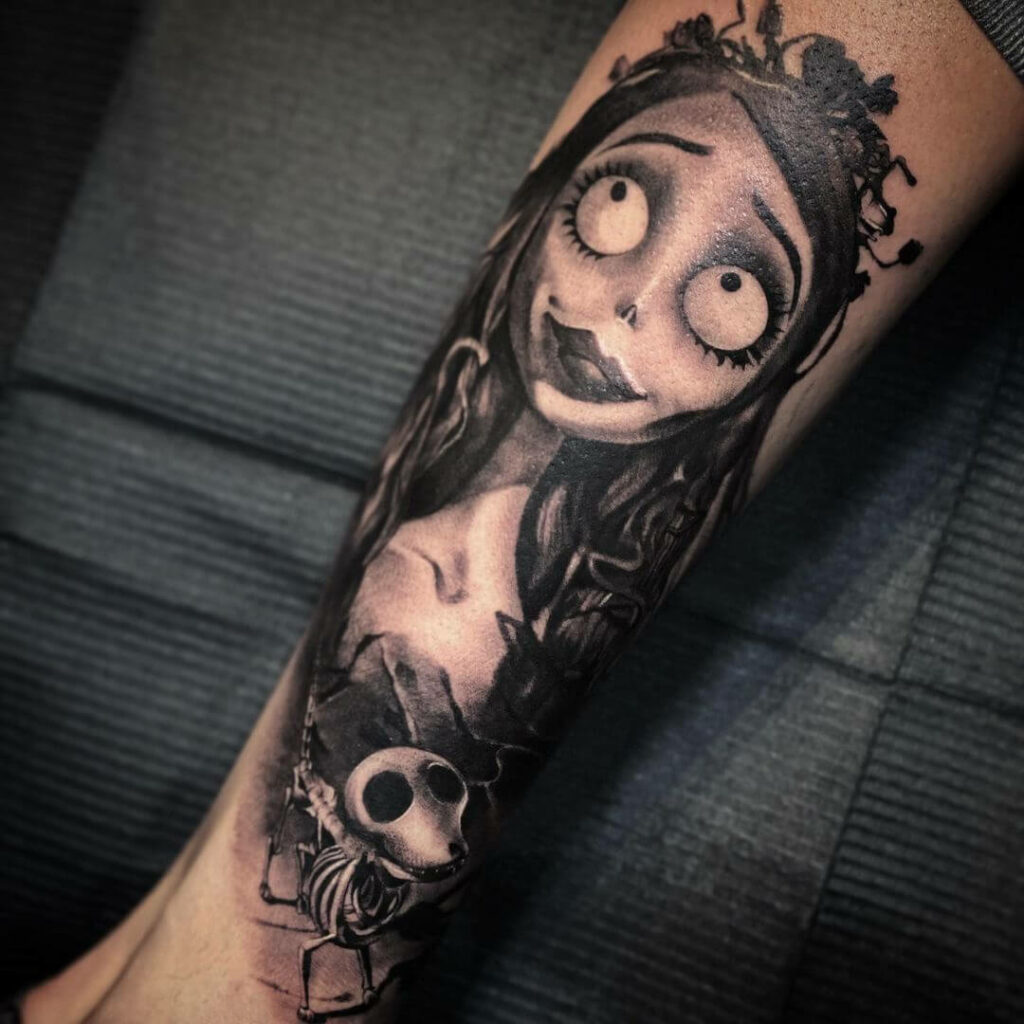 Corpse Bride tattoo by Edward Best  Post 27933