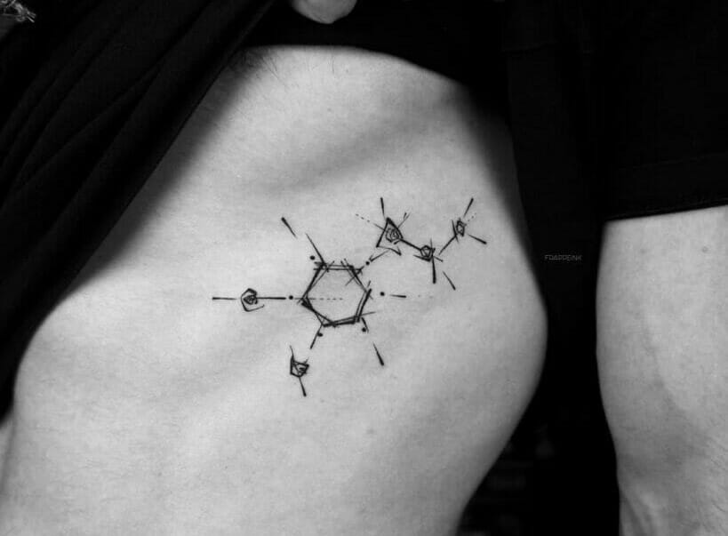 Serotonin molecule on hand would it be a bad idea   rtattoos