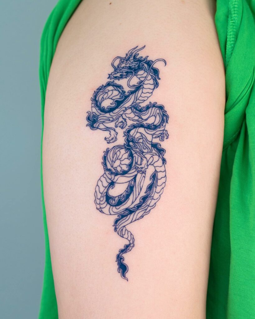 45 Elegant Dragon Tattoos For Women with Meaning  Our Mindful Life