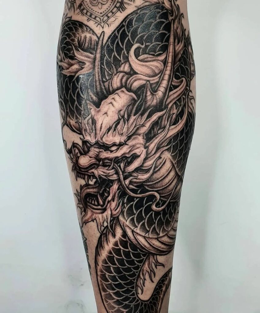 World Tattoo Gallery on Twitter Haku and Shenron tattoos done by  Emii  Montero httpstcoWiPm1dKeNk  Twitter