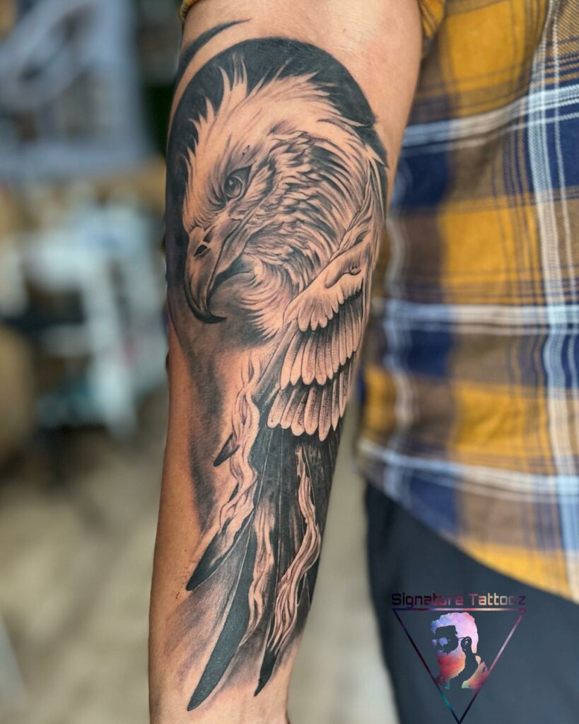 11 Forearm Eagle Tattoo Ideas That Will Blow Your Mind 4855