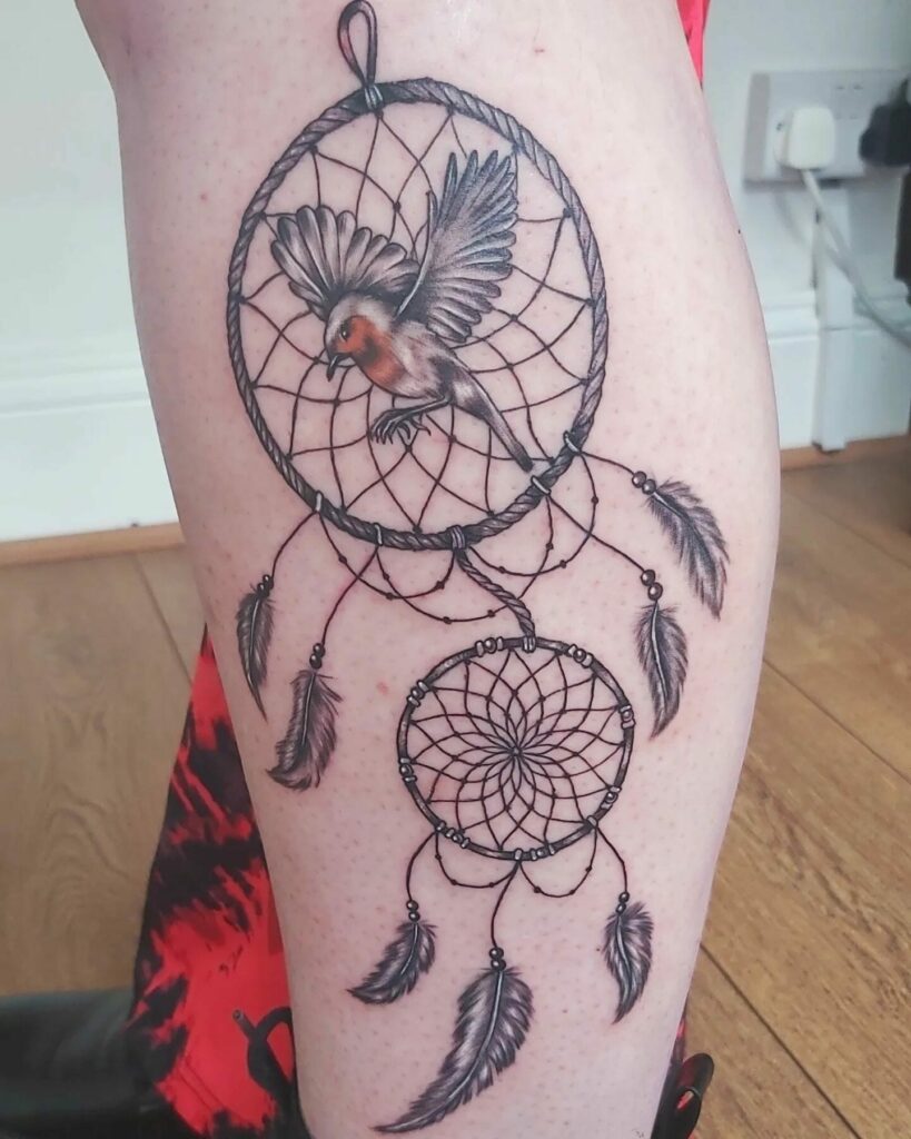 Dreamcatcher Tattoos with Birds ideas