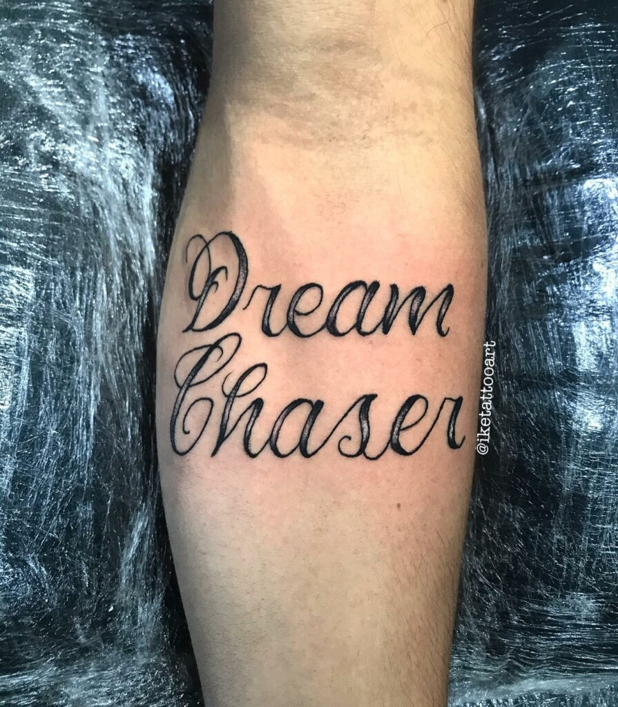 Dylan Harraway Forearm Dream Chaser Tattoos