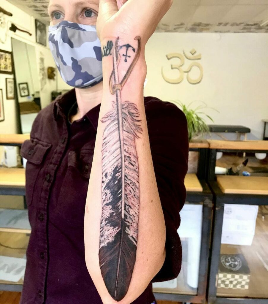 native eagle feather designs