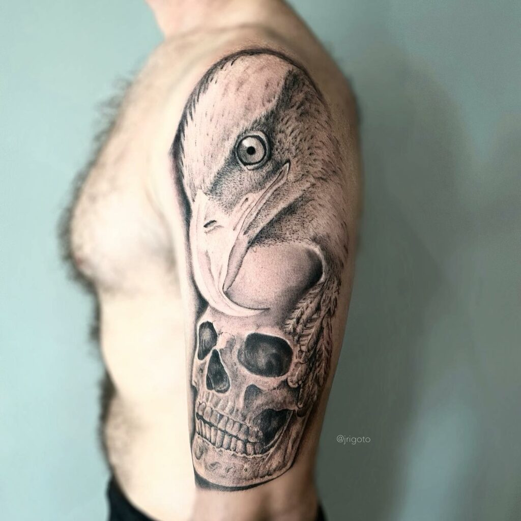 Eagle Skull Tattoos