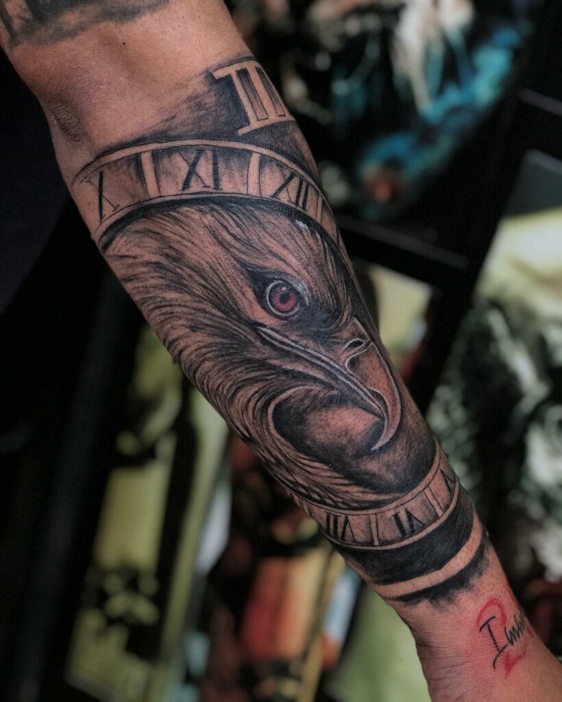 Eagle With Sharp Eyes Tattoo