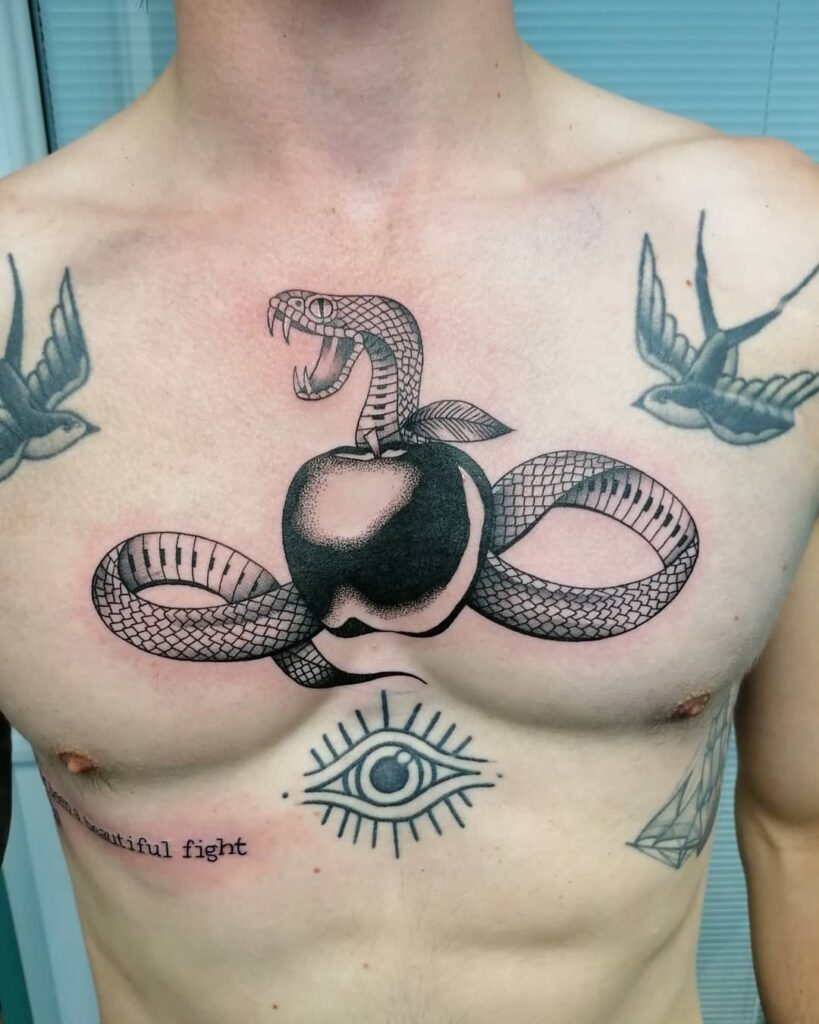 Elaborate Bad Apple Tattoo Ideas