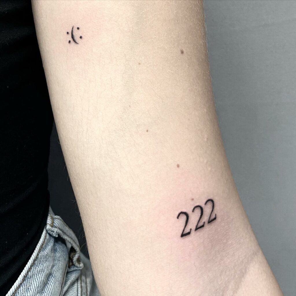 Elegant 222 Tattoo