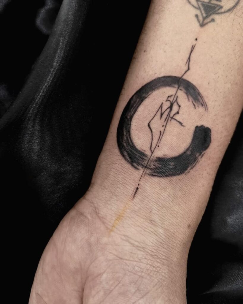 Enso Wrist Tattoo