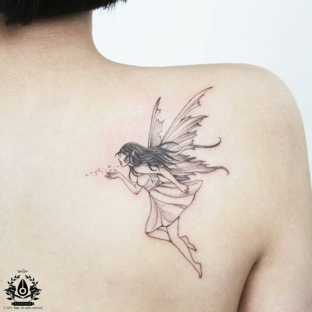 Fairy Wing Tattoo To Adorn Your Back