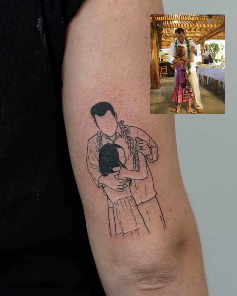 Woman heartbroken after tattoo tribute to late father goes wrong