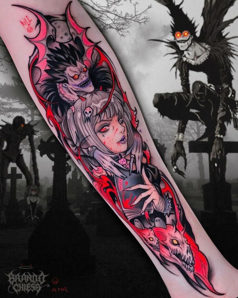 Anime • tattoo • neotraditional (@emmajeantattoos) • Instagram photos and  videos