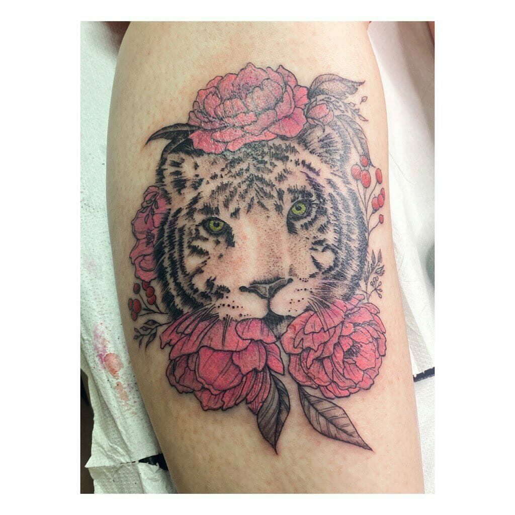 Female Tiger Tattoo