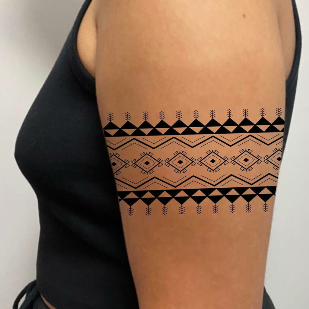 Tattoo uploaded by RenyTattoos  Philippine Sun with Polynesian Style arm  band Tattoo polynesianstyle tribal tribalarmband PhilippineSun   Tattoodo