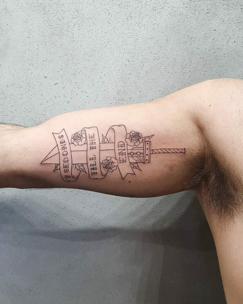 Tattoo of Final Fantasy Videogames Wings