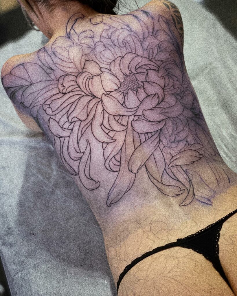 Fine Line Flower Tattoo ideas