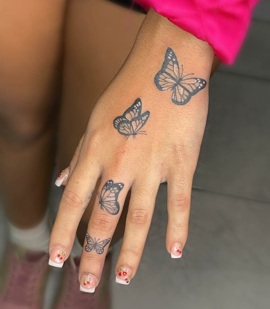 11+ Butterfly Finger Tattoo Ideas That Will Blow Your Mind!