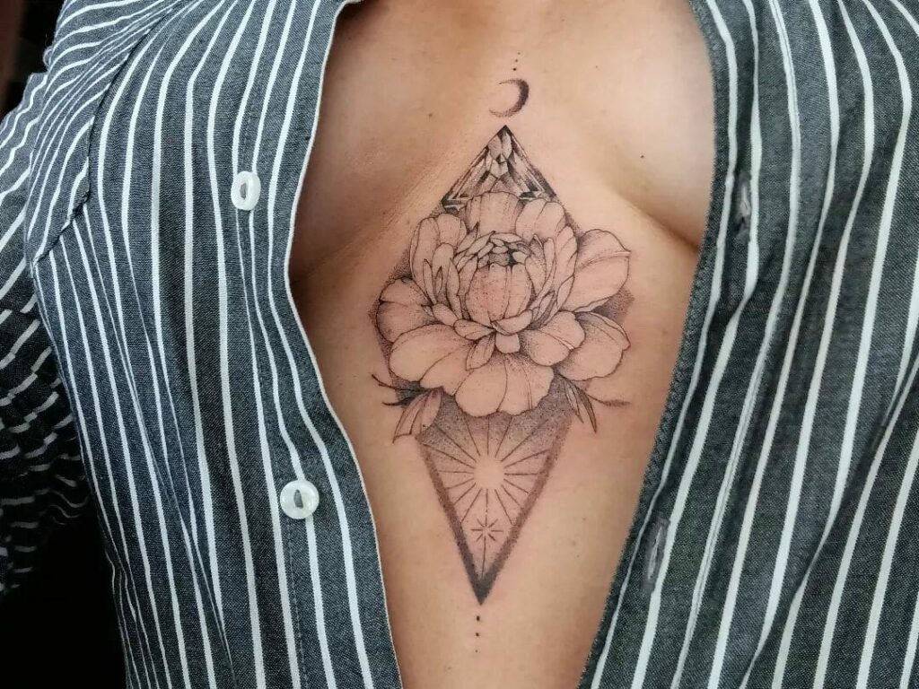 sternum floral tattooTikTok Search