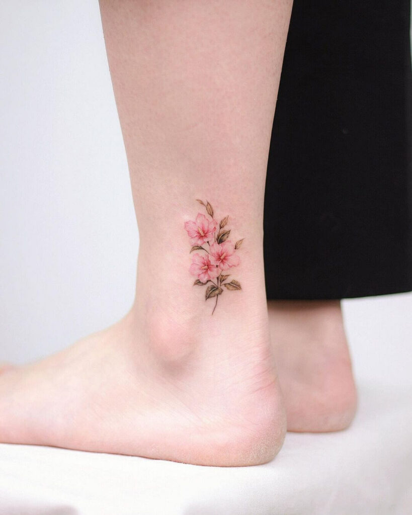 Watercolor Flowers tattoo by Jackson Tattoo  Photo 17205