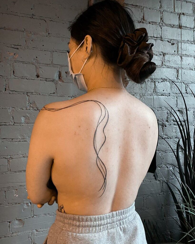 Flow Lines Tattoo