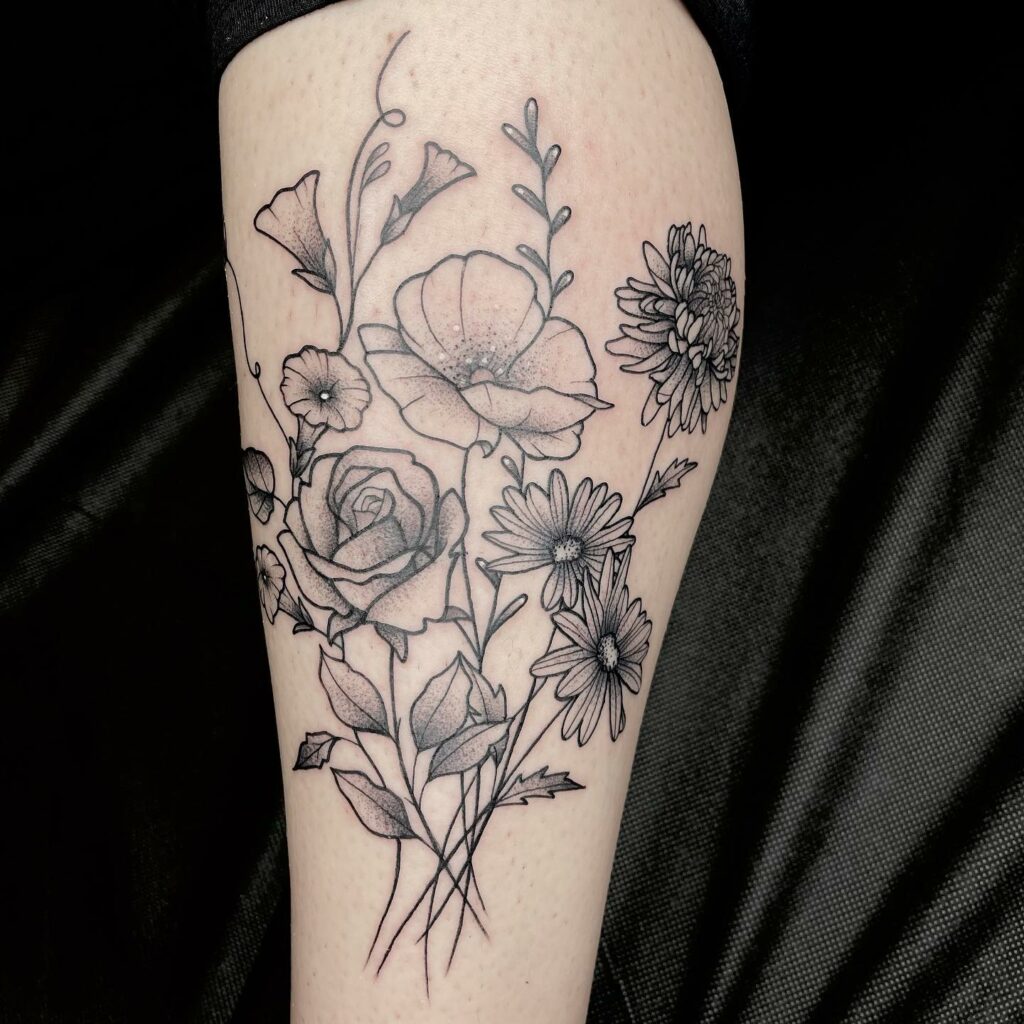 Birth Flower Tattoos Tattoos For Every Birth Flower  MrInkwells