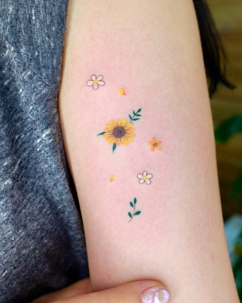 Flower Tattoos And Sunflower Tattoo Ideas