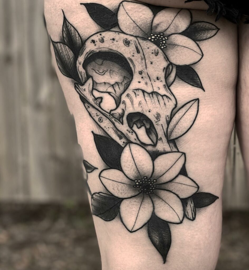 11+ Flower Thigh Tattoo Ideas That Will Blow Your Mind! - alexie