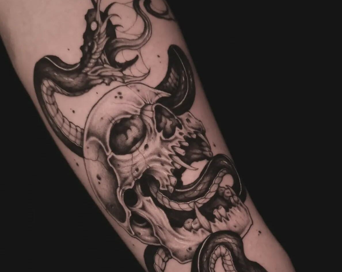 Realistic Skull Tattoo Design | Skull tattoo design, Skull tattoos, Skull  art