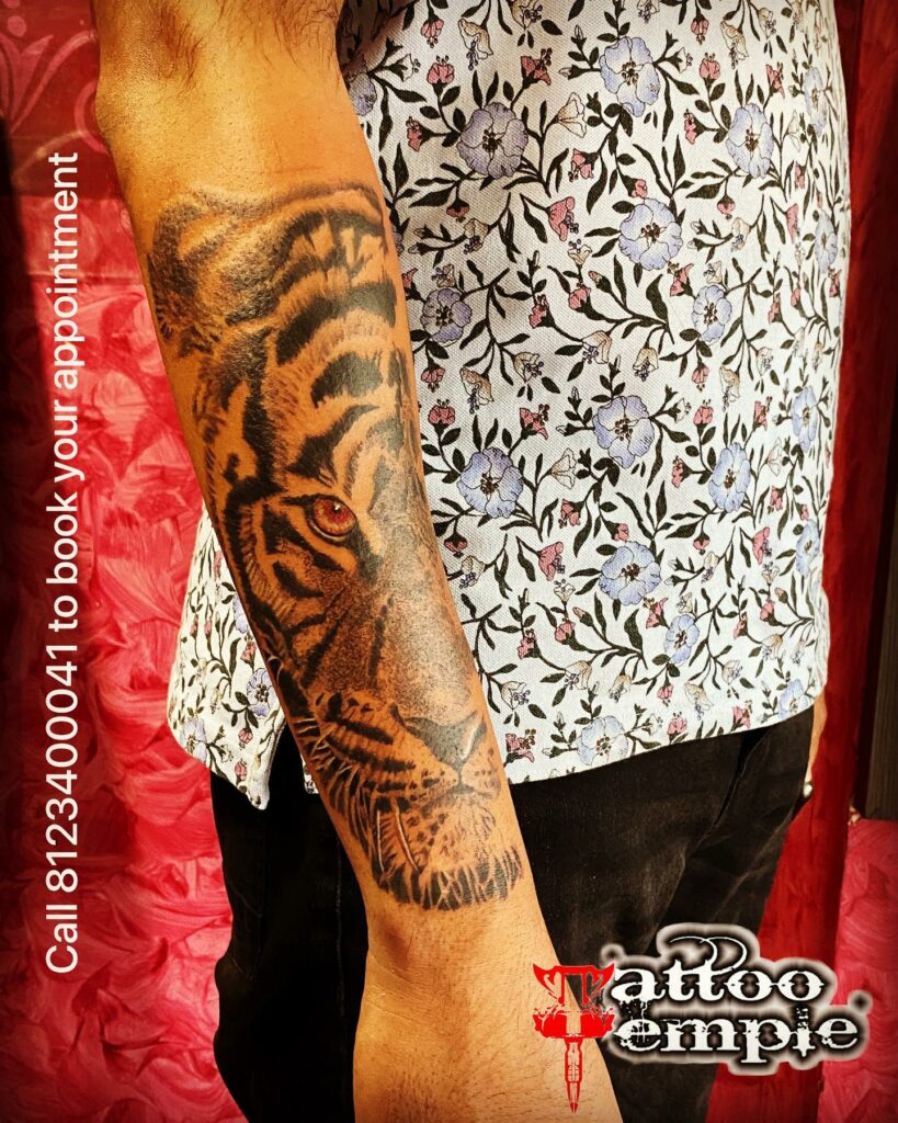 65 Beautiful and Mind Boggling Tiger Tattoos Ideas and Design for Hand   Psycho Tats