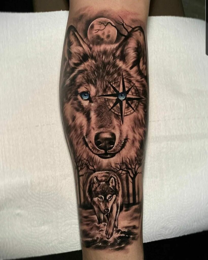 11+ Wolf Half Sleeve Tattoo Ideas That Will Blow Your Mind! - alexie