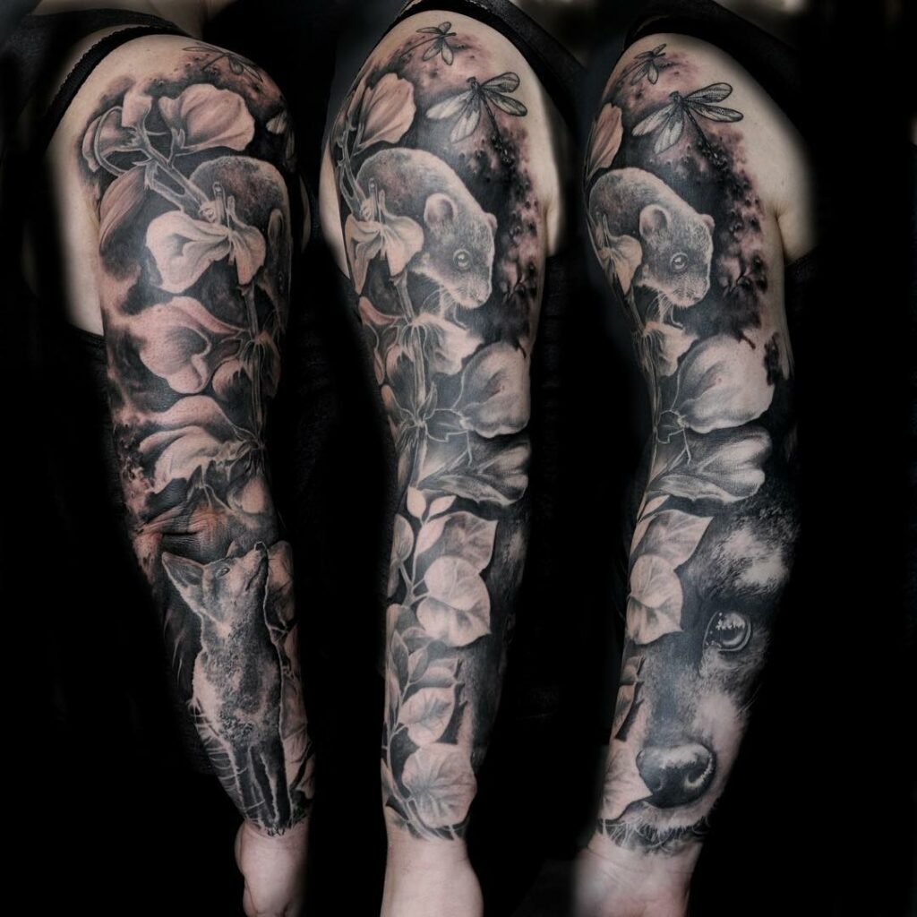 Forest Sleeve Tattoo