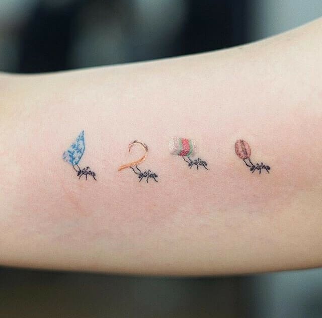 Four Ants Tattoo