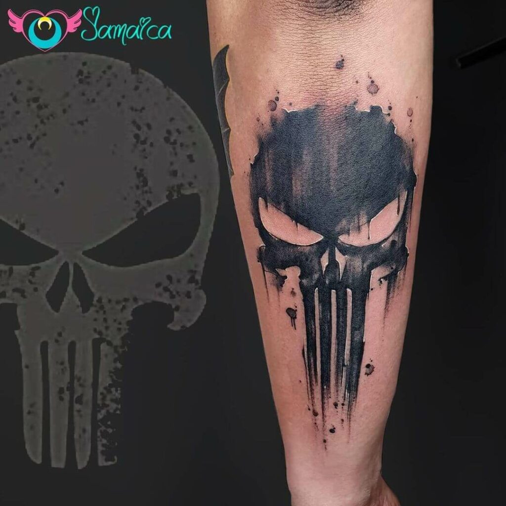 Buy Punisher Tattoo Online In India  Etsy India