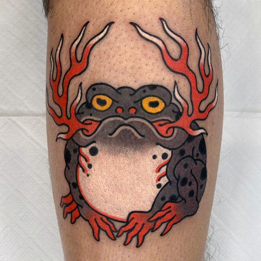 150 Japanese Frog Tattoos That Replace Your Lucky Charm