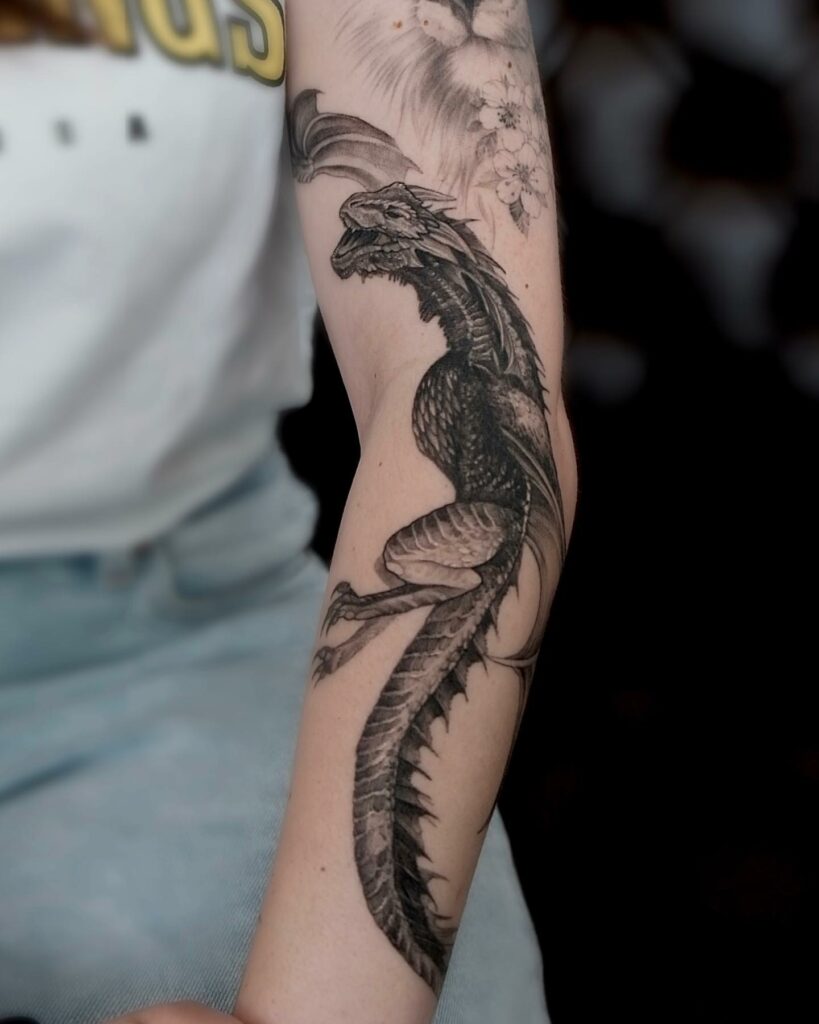 Game Of Thrones Dragon Tattoo For Women