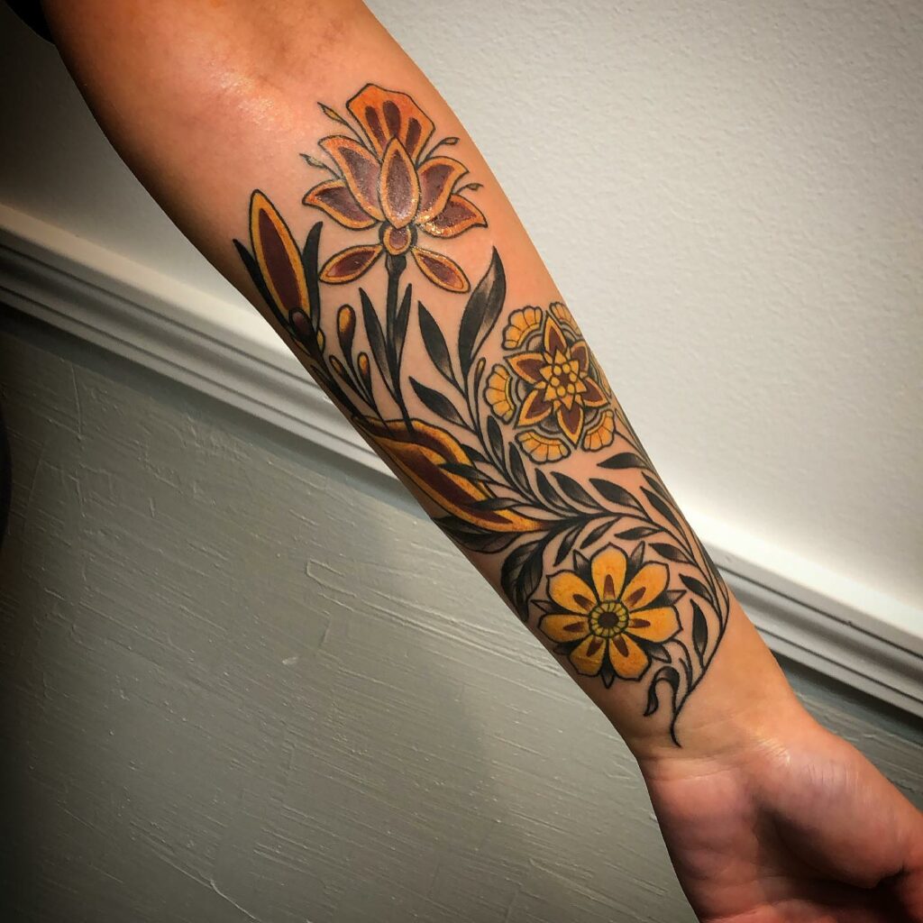 30 Flower Sleeve Tattoos  Tattoofanblog