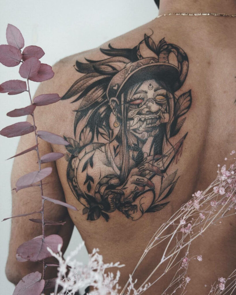 Ghastly Akali Tattoo