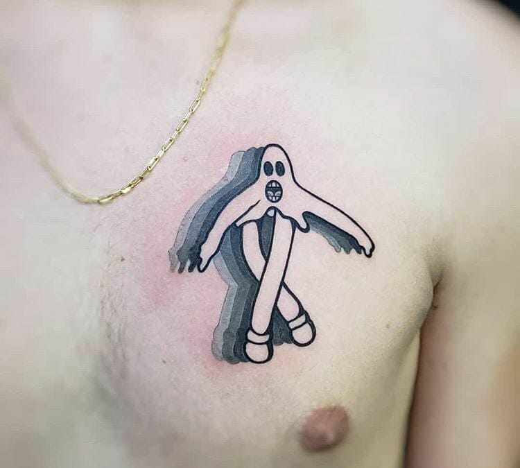 Ghostemane Ghost Tattoo